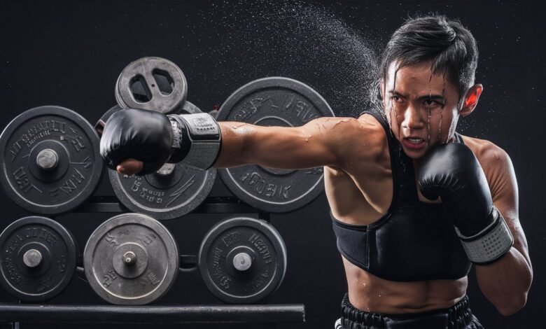 The Synergy of Kickboxing and Weight Training: Building Power Agility and Resilience