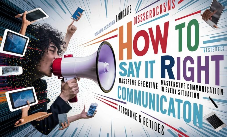 How to Say It Right: Mastering Effective Communication in Every Situation