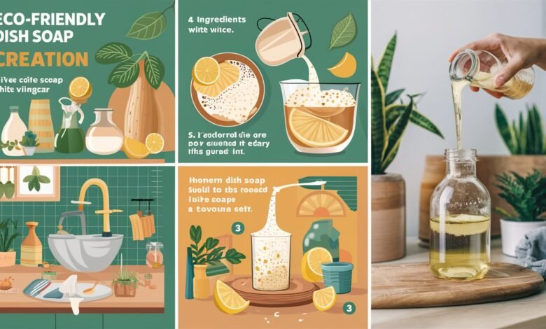 How to Make Your Own Eco-Friendly Dish Soap: A Step-by-Step Guide to Safer Sustainable Cleaning